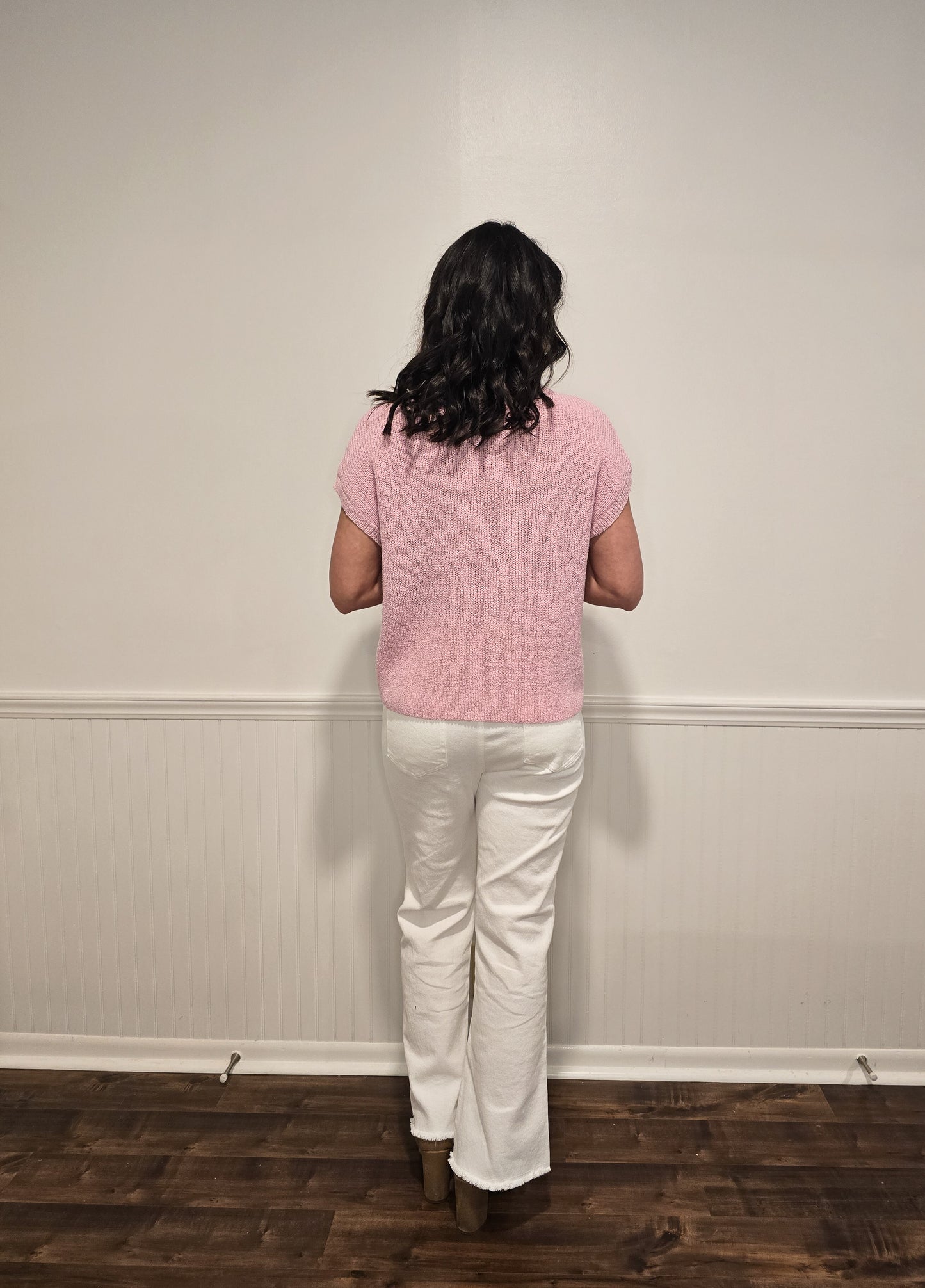 On Cloud Wine Sweater Top in Pink