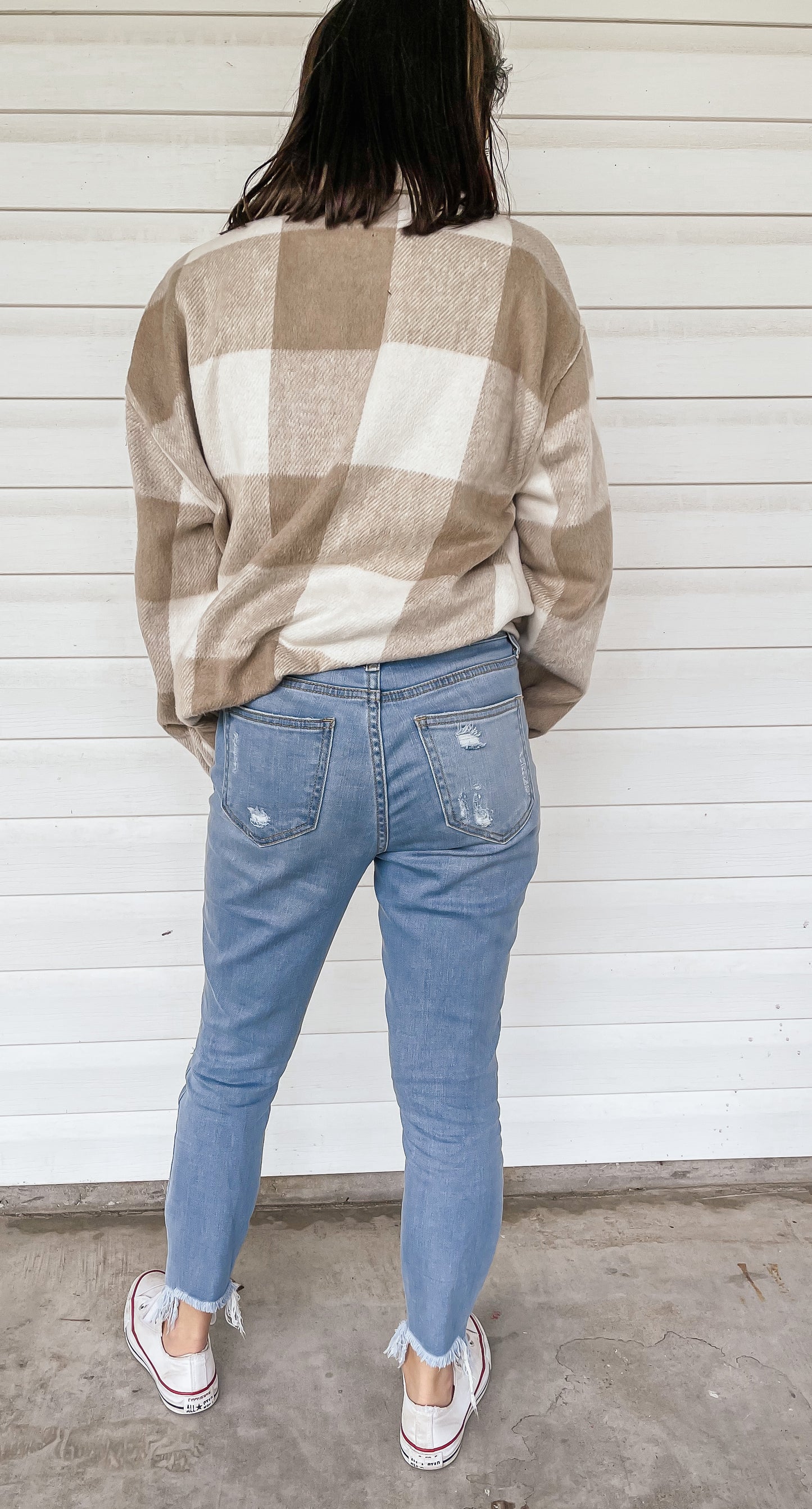 Cello High Waisted Distressed Jeans