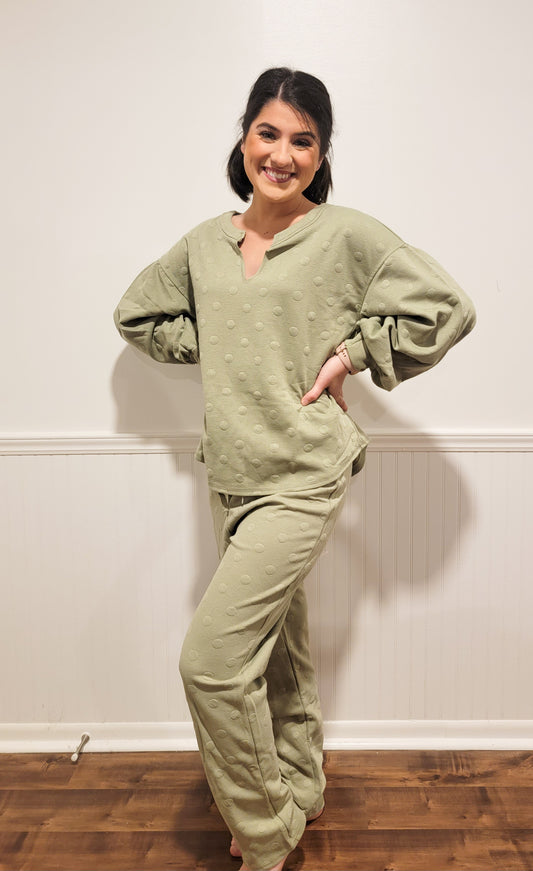 Olive You Lounge Pants Set