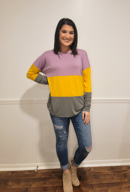 Mardi Gras Mambo Striped Shirt