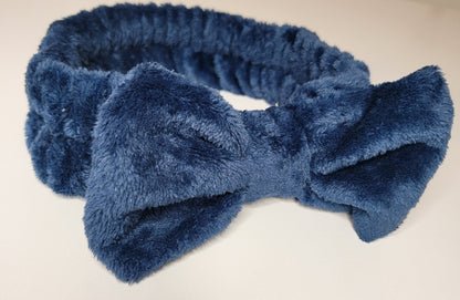 Fluffy Bow Spa Headband