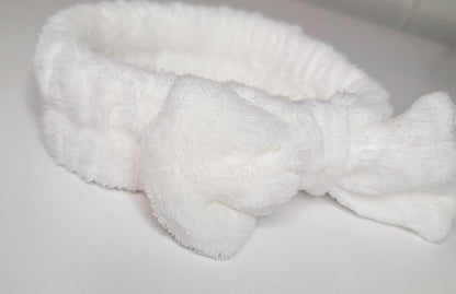 Fluffy Bow Spa Headband