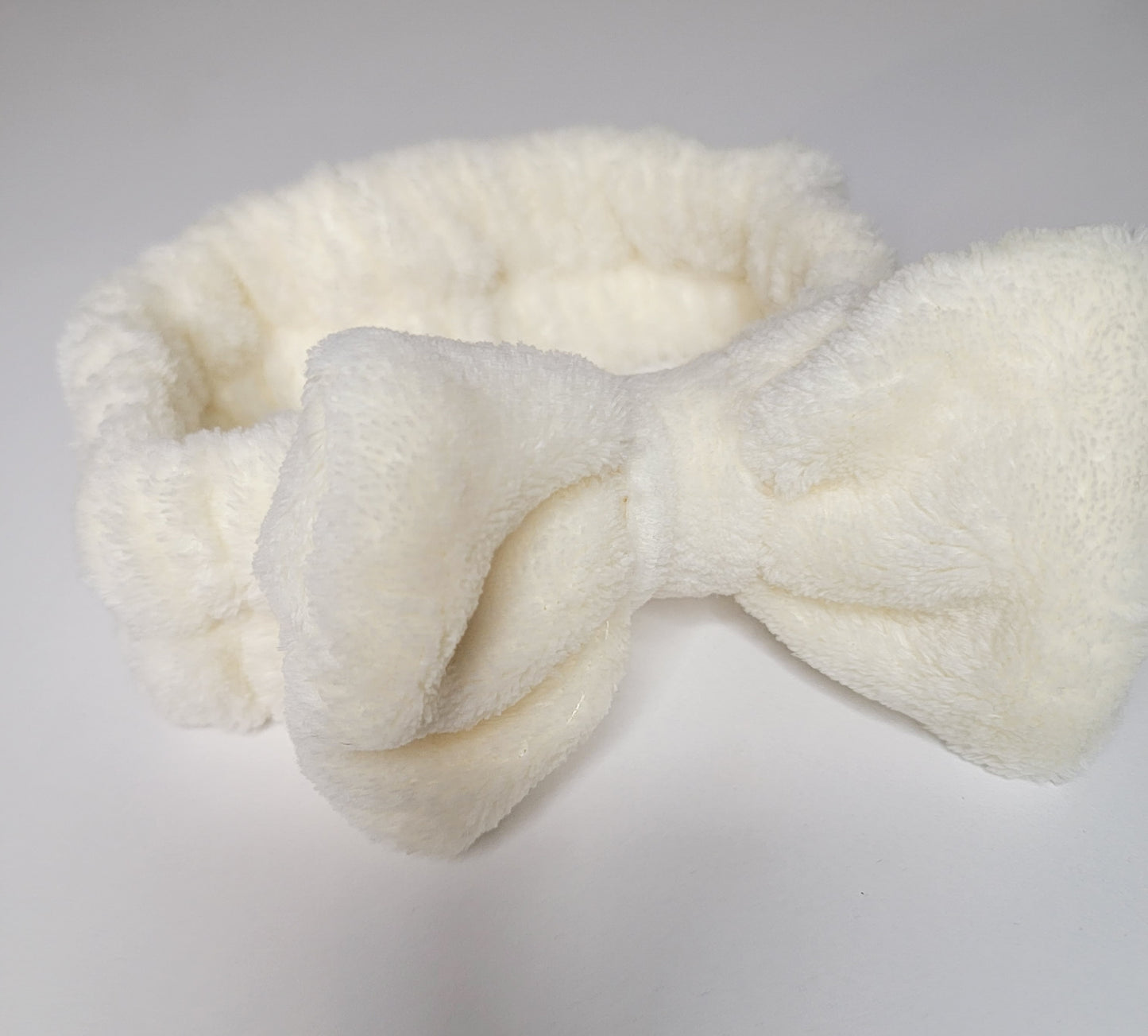 Fluffy Bow Spa Headband