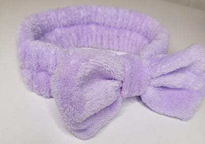 Fluffy Bow Spa Headband