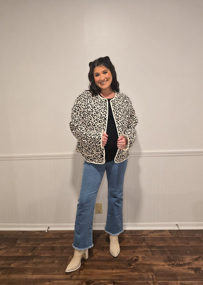 Love in Leopard Puffer Jacket