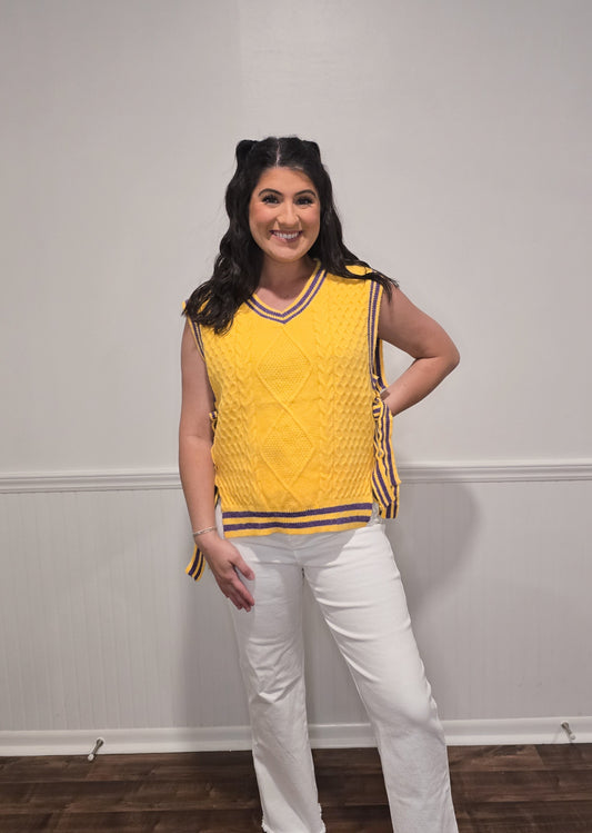 Victory Vibes Sweater Top
