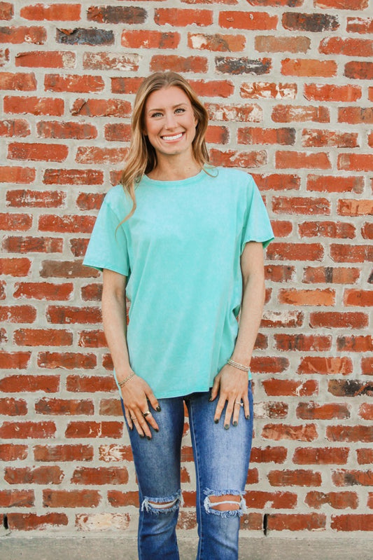 Give It Your Best Tee in Mint