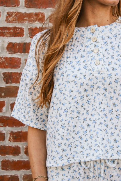 Weekend Wind-Down Lounge Set in Blue