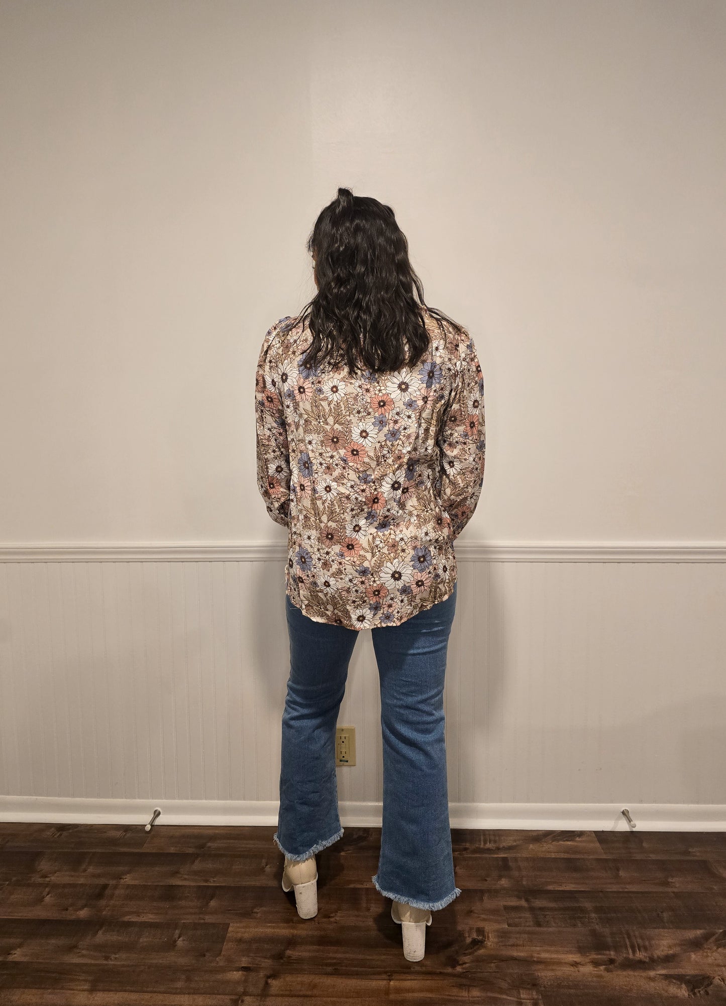 Fall Floral Romance Blouse