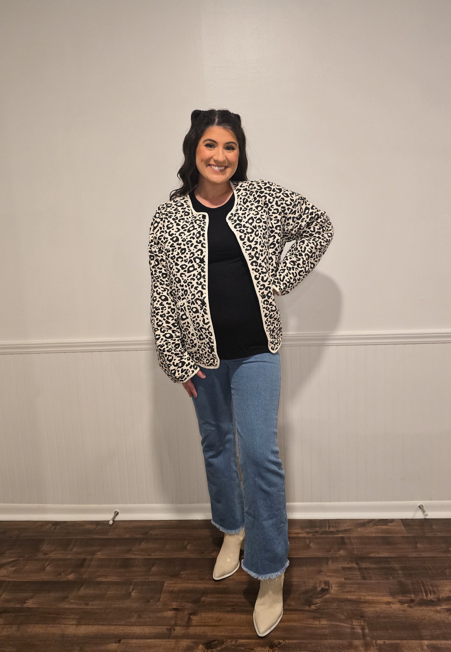 Love in Leopard Puffer Jacket