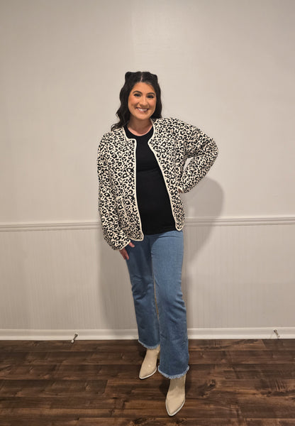 Love in Leopard Puffer Jacket
