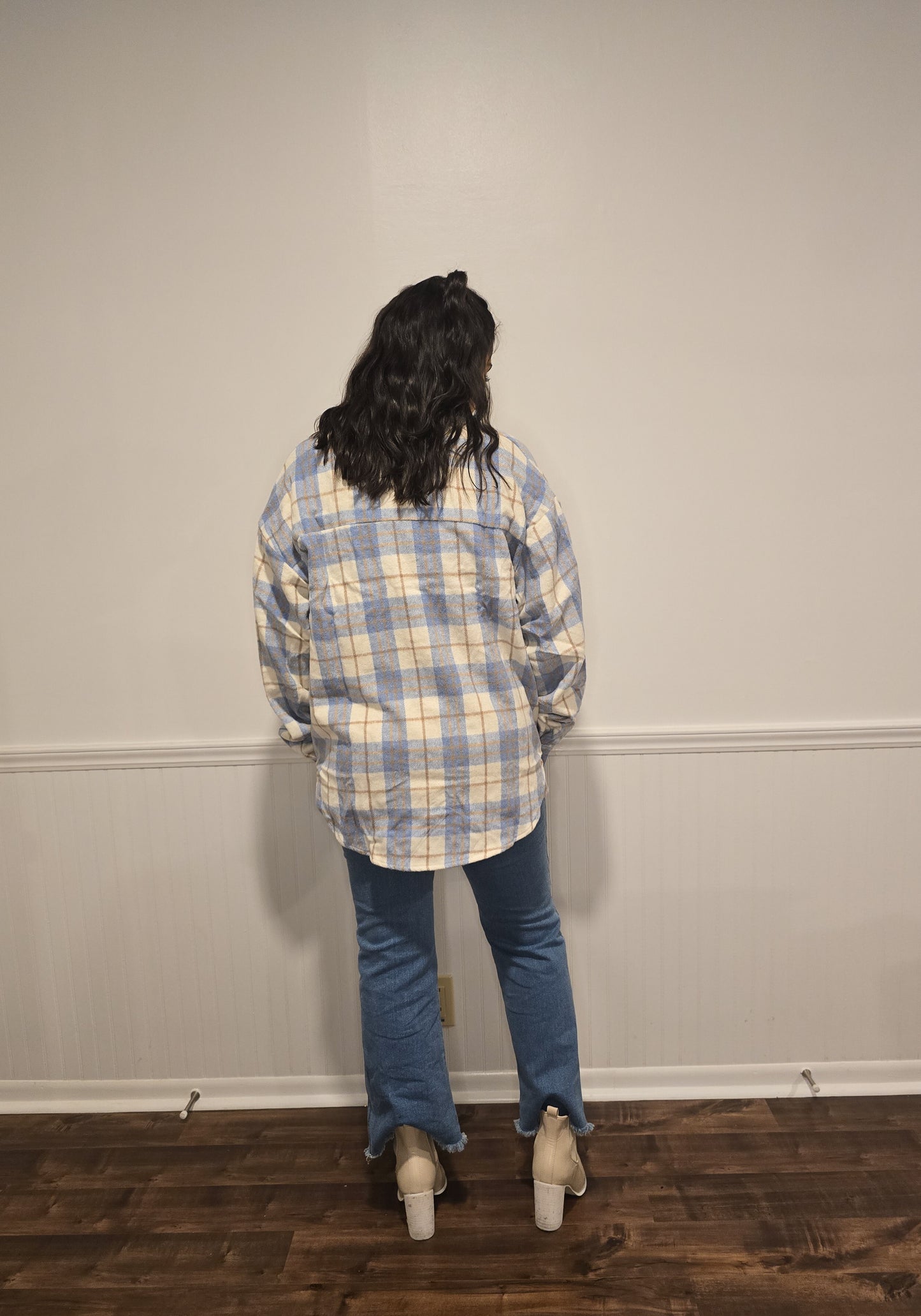 Be Yourself Plaid Shacket