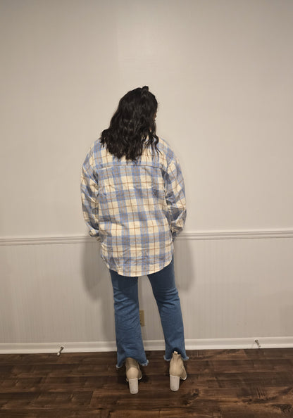 Be Yourself Plaid Shacket