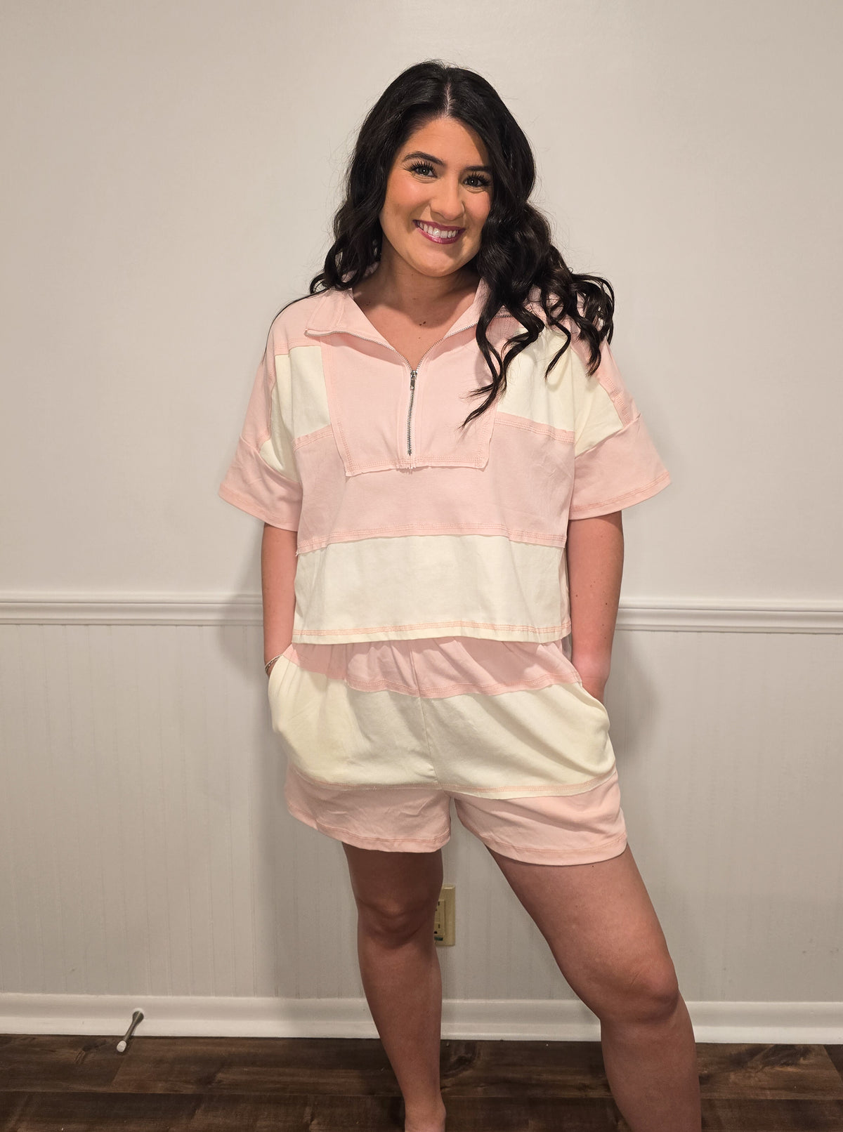 Sweet Escape Half Zip Knit Top