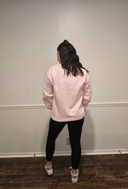 Pink Christmas Tree Sweatshirt