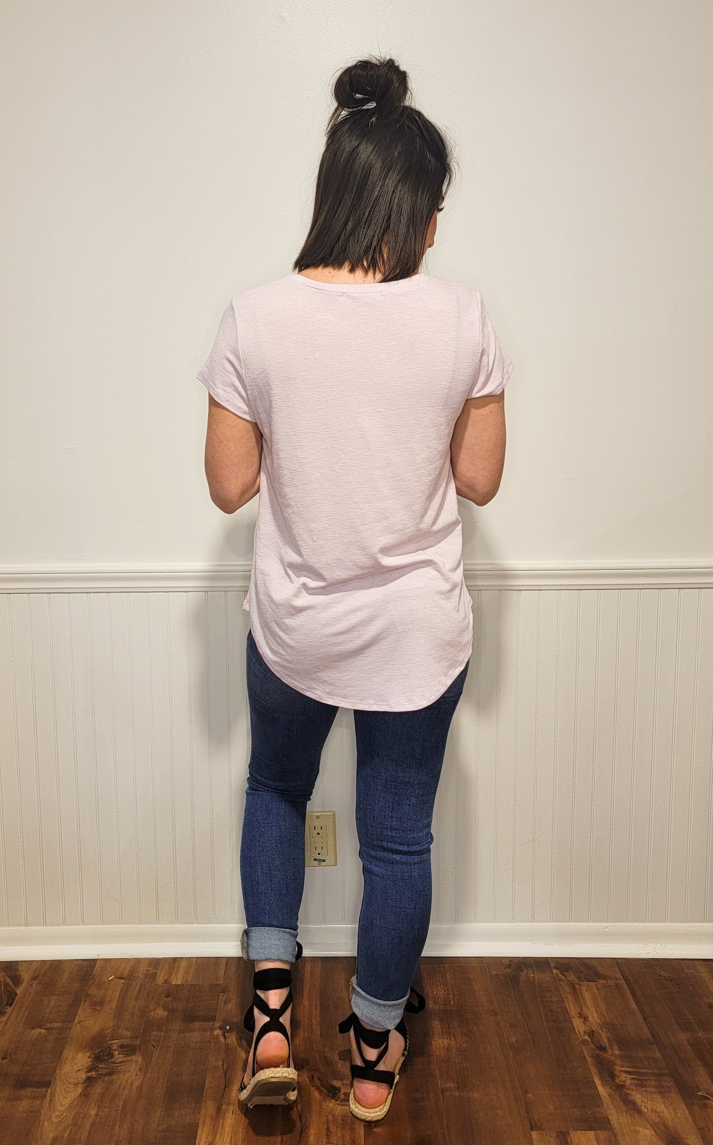 Plain and Simple Tee in Lilac